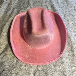 pink cowboy hat !